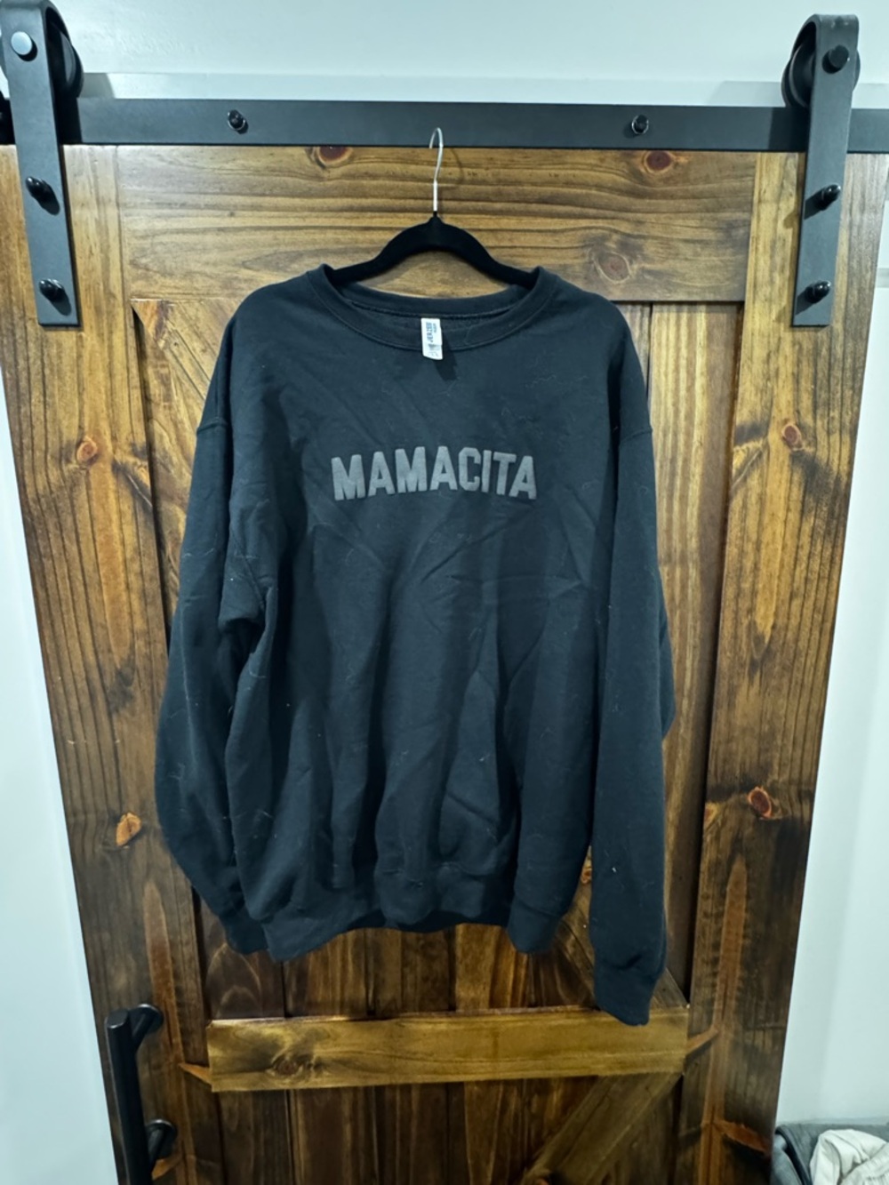 Mamacita Black Crewneck Sweatshirt - Unbranded